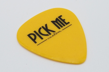 Pick Me custom - Celluloid Standard Yellow One face